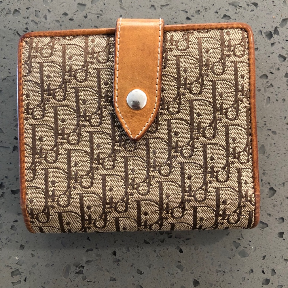 Christian Dior wallet with coin purse